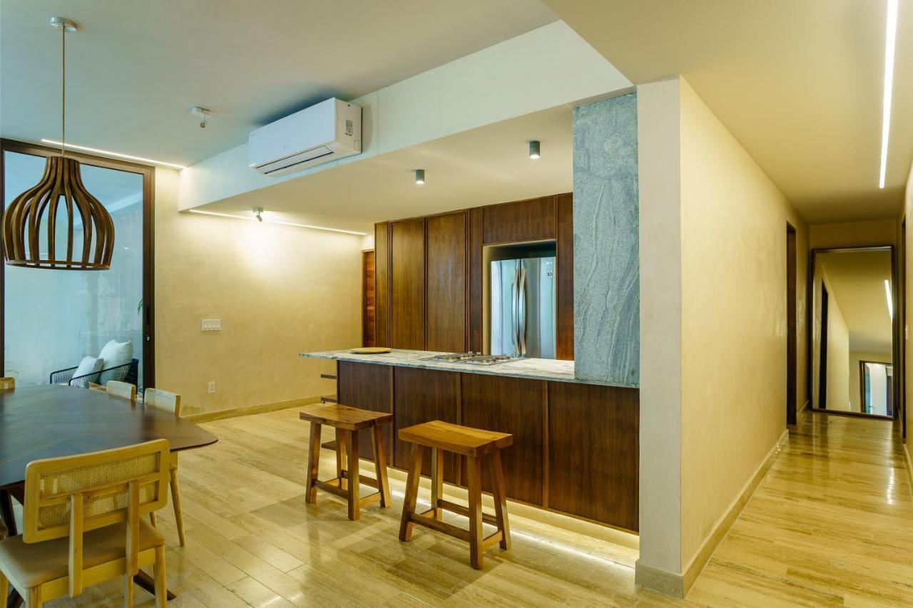 Private Pool Apartment For Groups Tulum Esterno foto