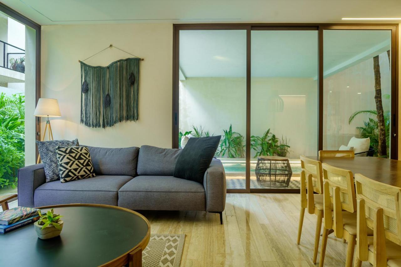Private Pool Apartment For Groups Tulum Esterno foto
